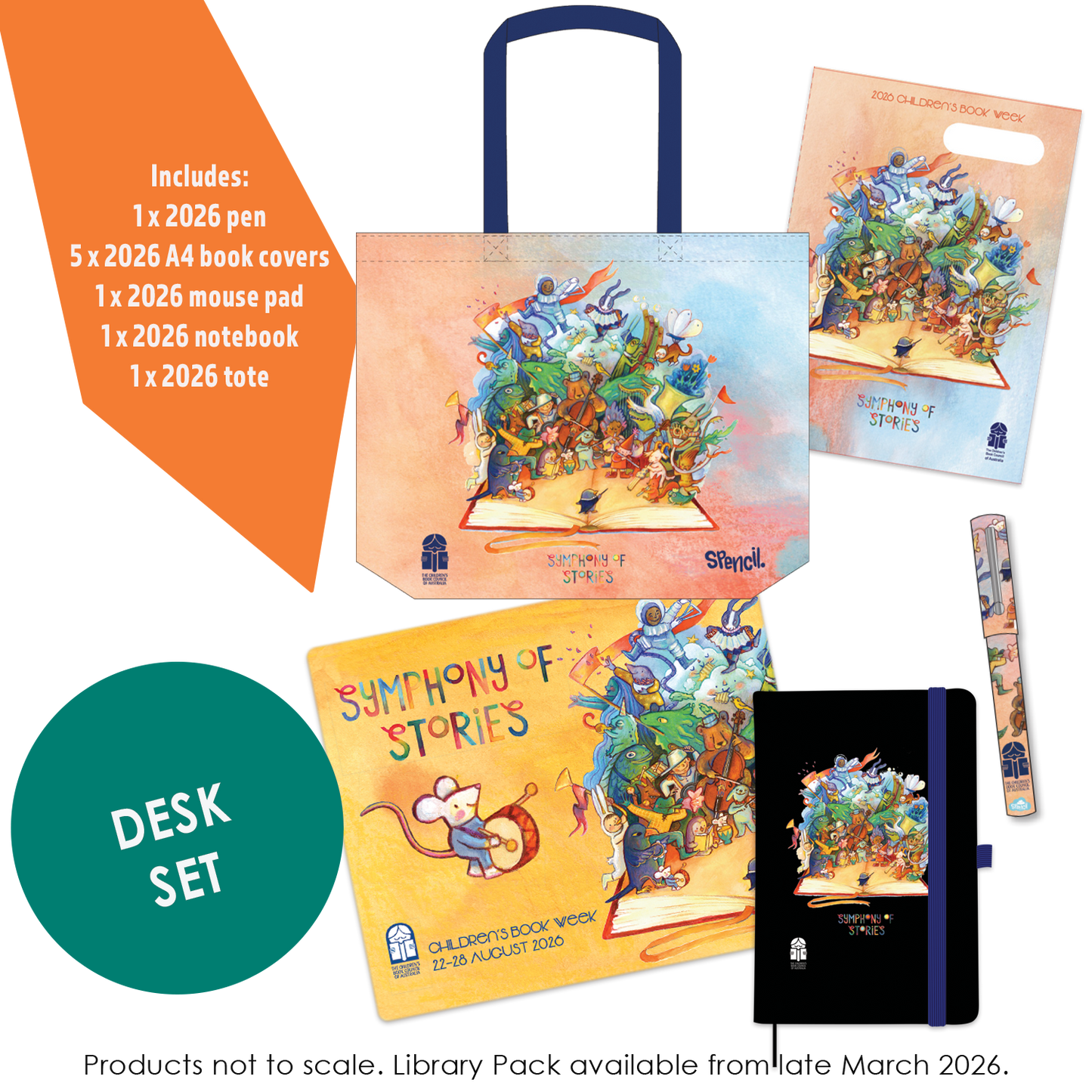 2026 Desk Set - Symphony of Stories
