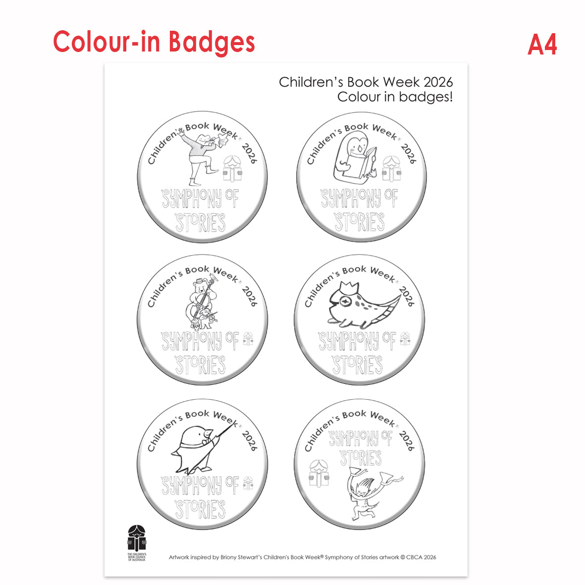 2026 Digital Colour-in Badge