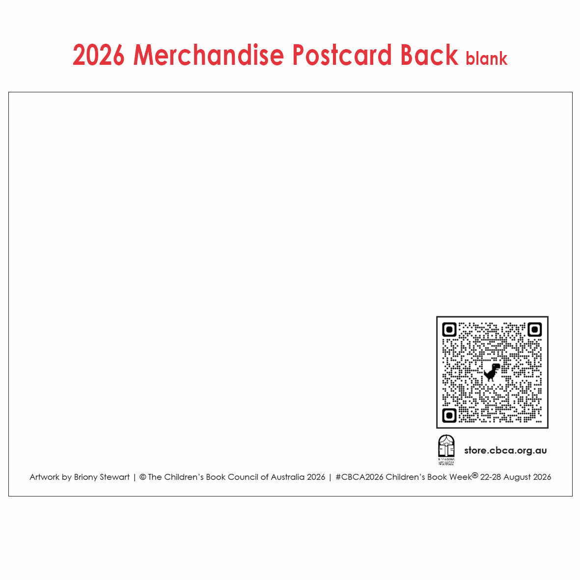 2026 CBCA Merchandise Post Card