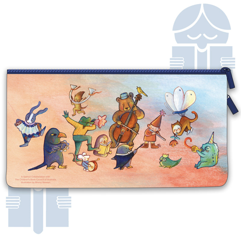 2026 Twin Zip Pencil Case - Symphony of Stories