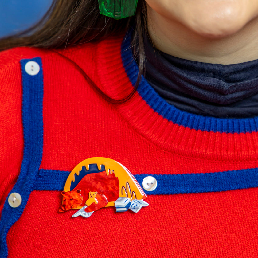 Otso the Bear Brooch