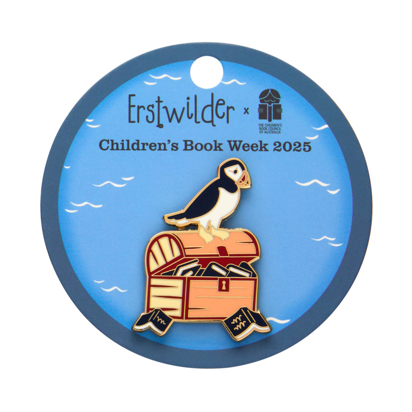Percy the Puffin Enamel Pin