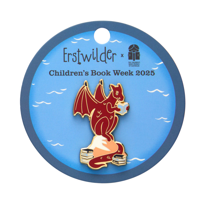 Delphi the Dragon Enamel Pin