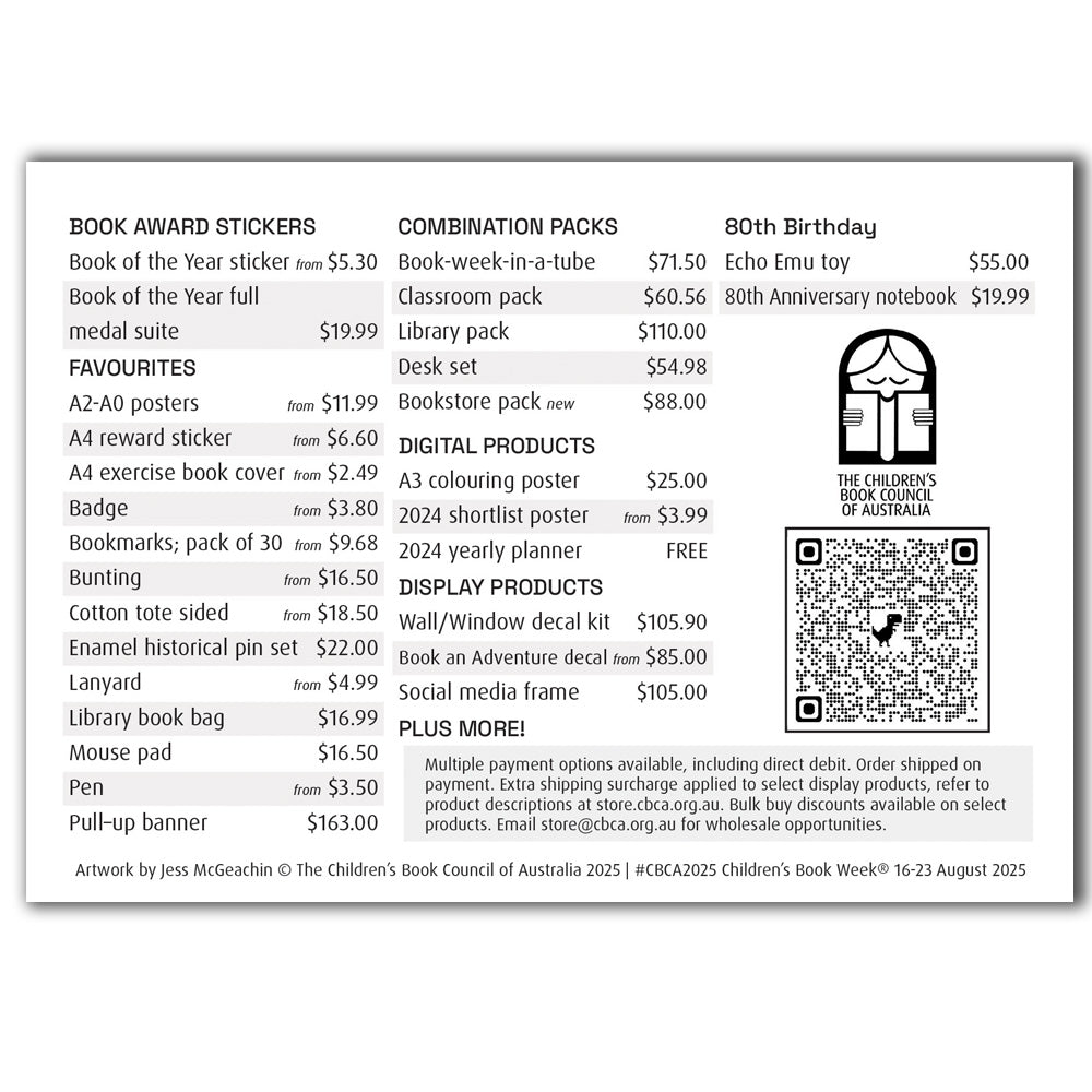 2025 CBCA Merchandise Postcard
