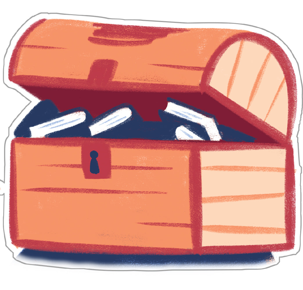 Character Cutouts: 2025 Dragon Spider and Treasure Chest