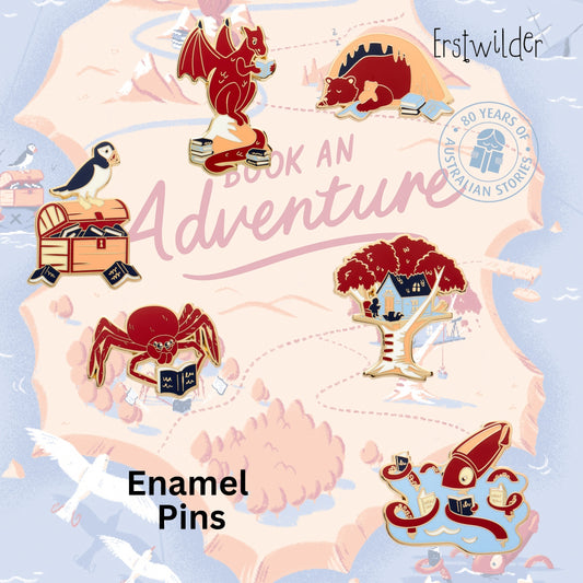 2025 Character Pins Enamel by Erstwilder