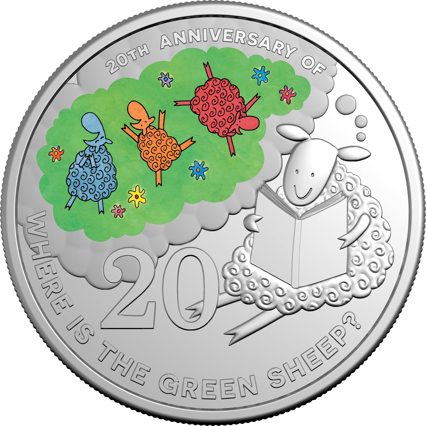 Where is the Green Sheep 20c Anniversary Royal Australia Mint Coin in Card