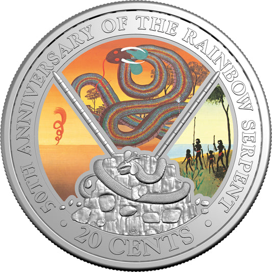 2025 The Rainbow Serpent COIN PACK CARD – 50th Anniversary
