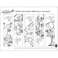 2025 Colour-in Bookmarks