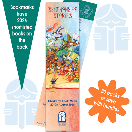 2026 Bookmarks (pack of 30) Symphony of Stories