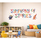 2026 Theme Window Wall Decal - Symphony of Stories