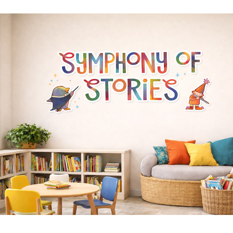 2026 Theme Window Wall Decal - Symphony of Stories