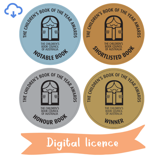 Book of the Year Award digital sticker licence