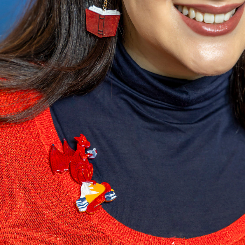 Delphi the Dragon Brooch