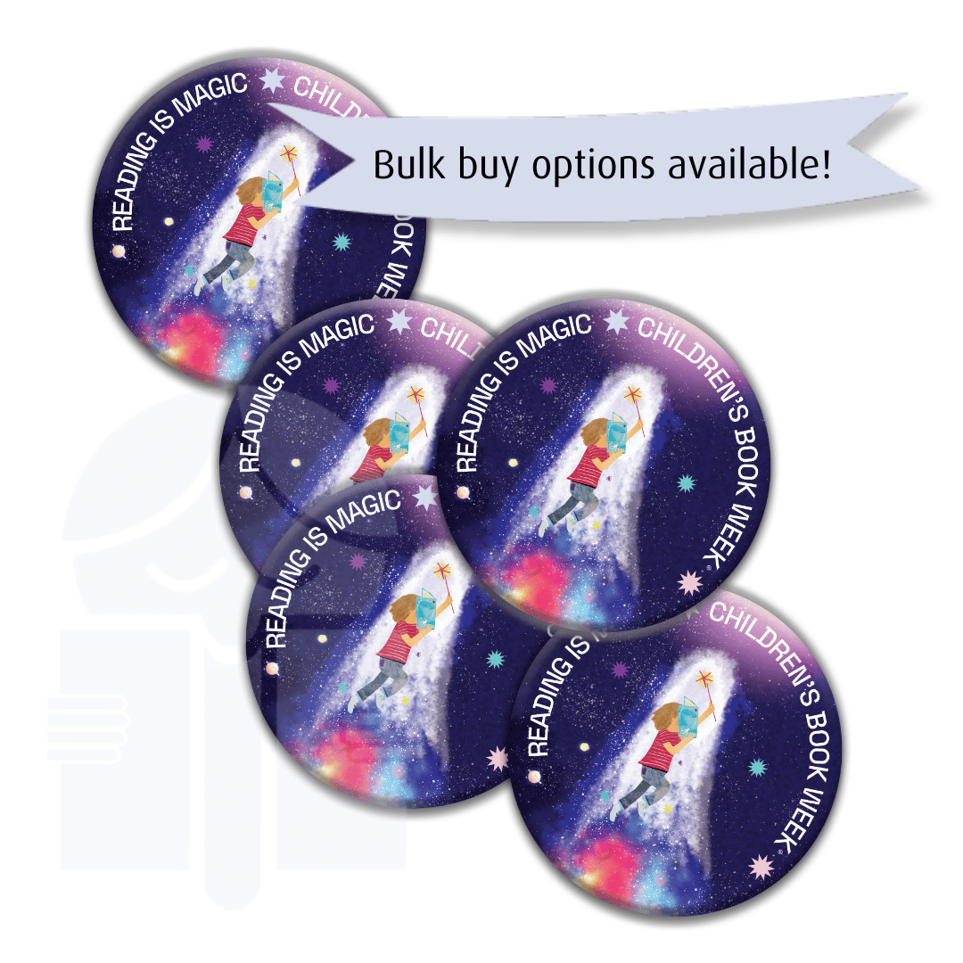 a collection of button badges with text that reads Bulk buy options available!