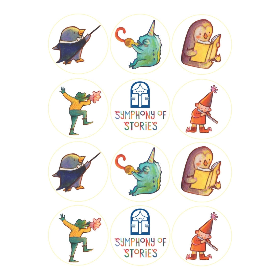 2026 Cupcake Topper Digital Design - Symphony of Stories