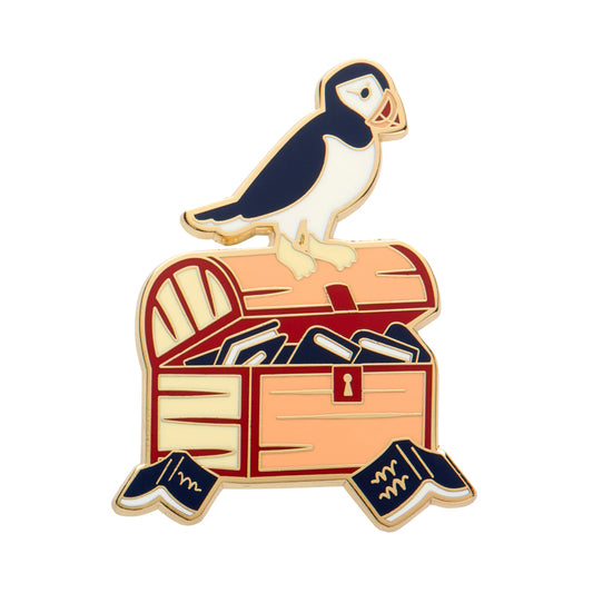 Percy the Puffin Enamel Pin