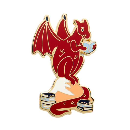 Delphi the Dragon Enamel Pin