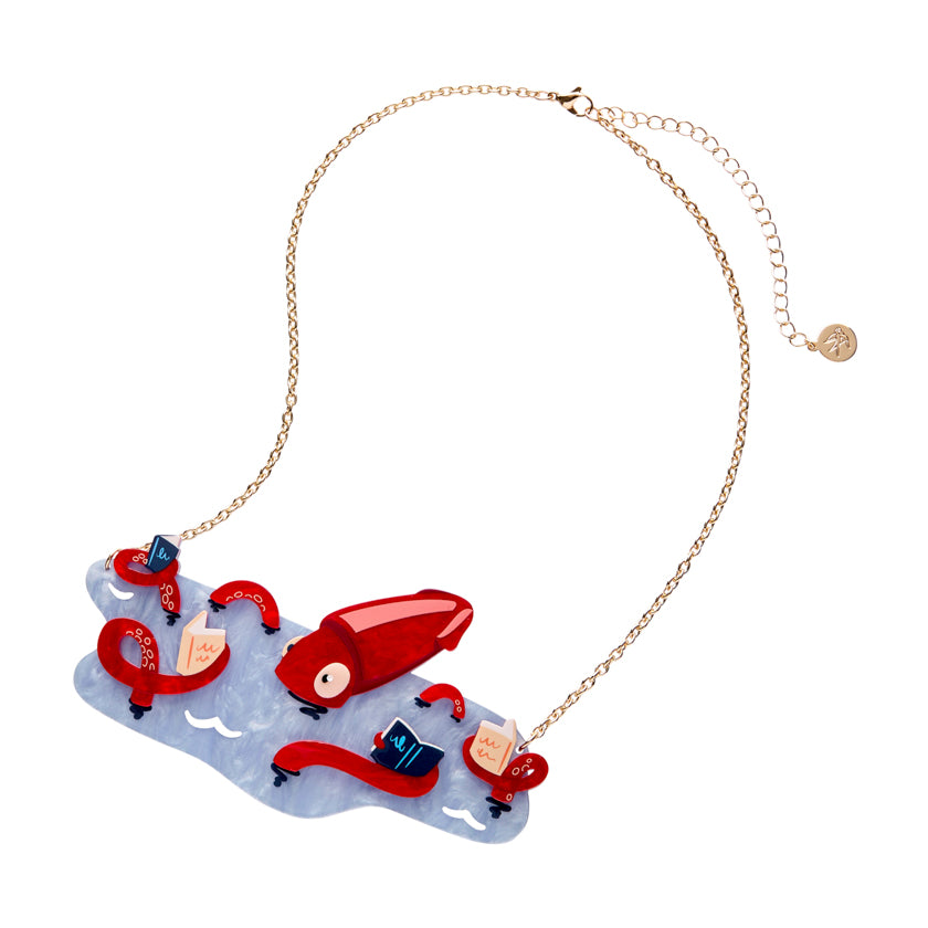 Cal the Giant Squid Necklace