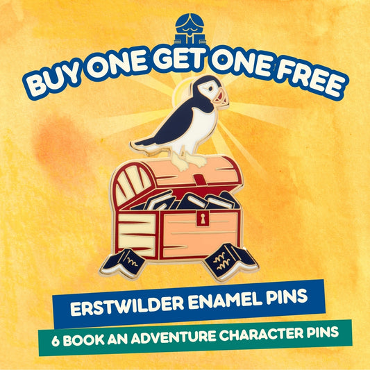 Percy the Puffin Enamel Pin