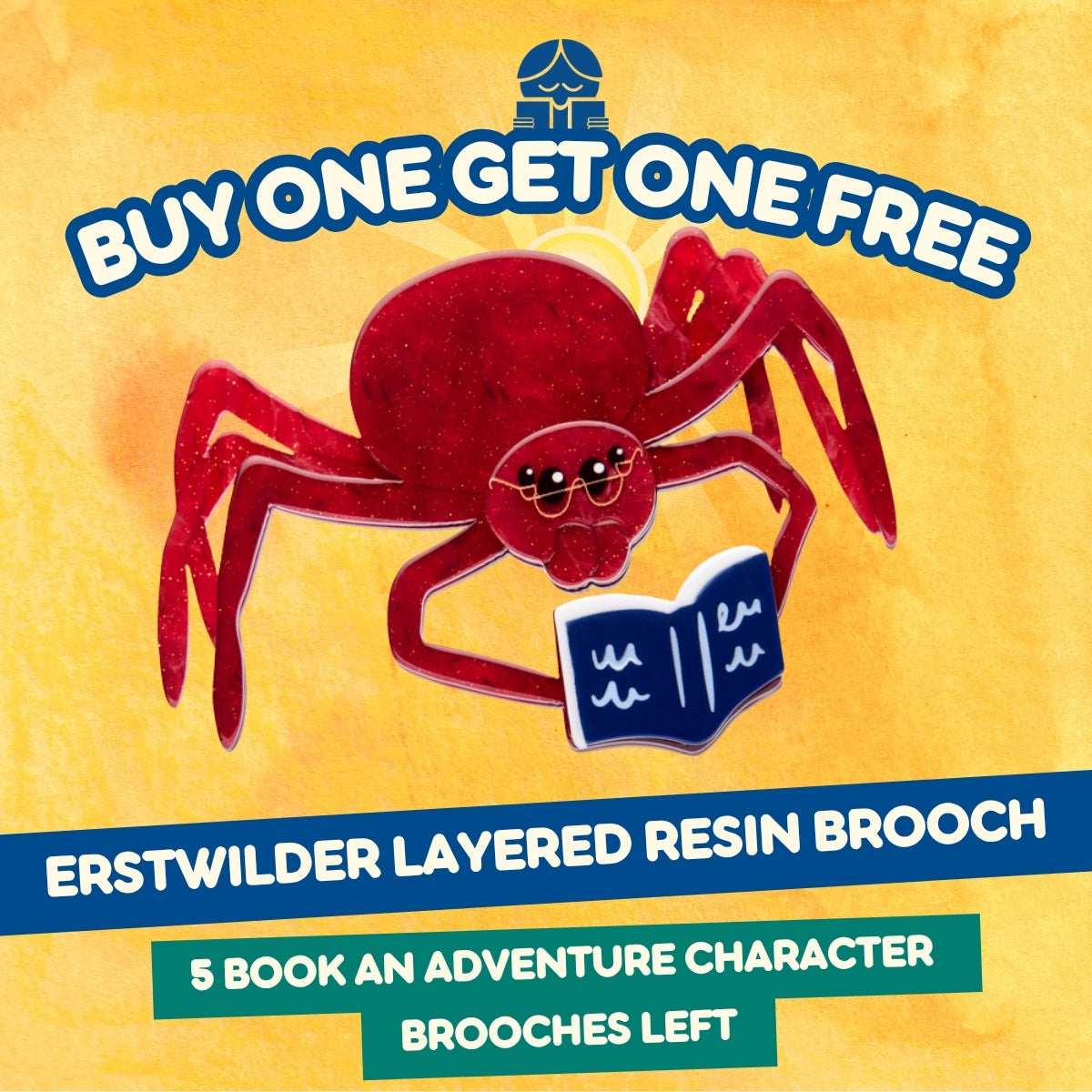 Ari the Spider Brooch