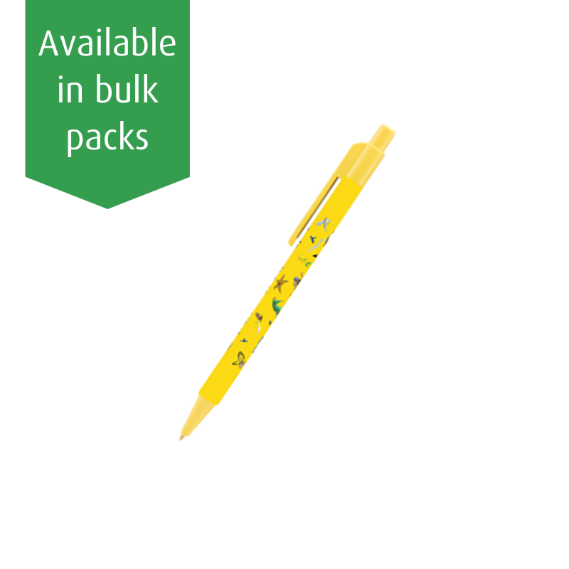 a single pen with text that reads "available in bulk packs"